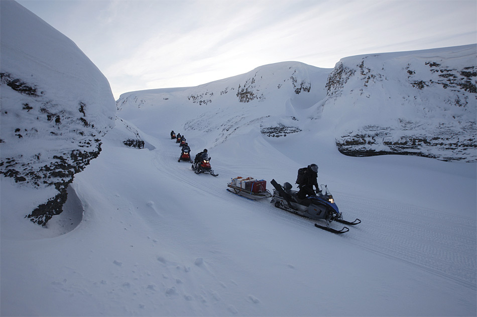 Spitzbergen Snowmobil