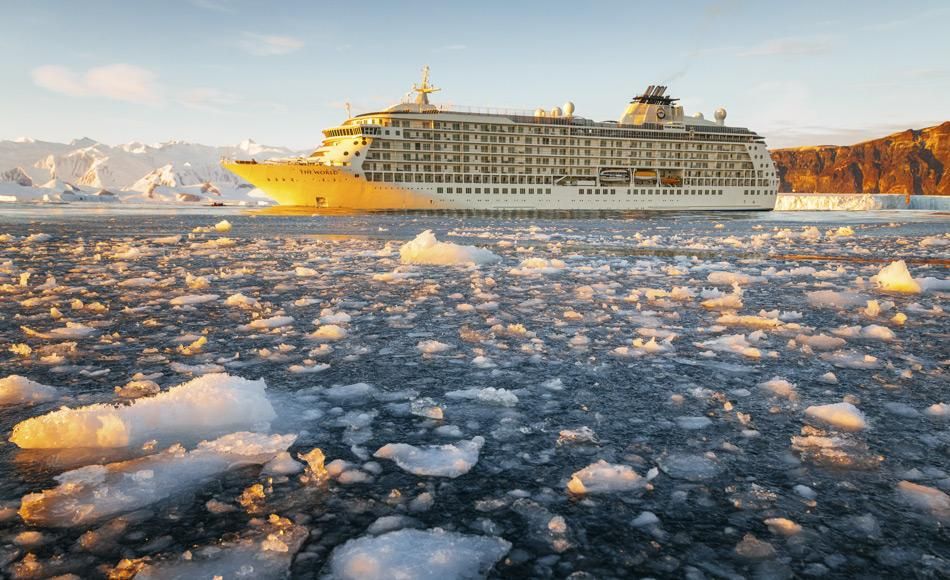 Private Mega Jacht The World stellt neuen antarktischen Rekord auf
