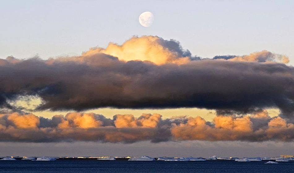 Wolkenmessungen in der Antarktis
